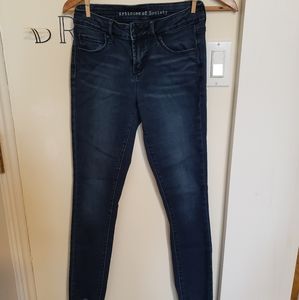 Article of Society Mid-Rise Dark Blue Demin